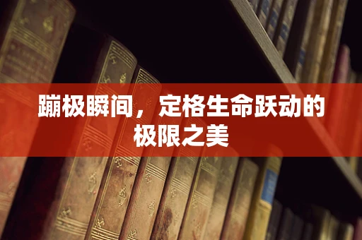 蹦极瞬间，定格生命跃动的极限之美