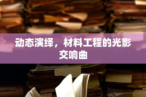 动态演绎，材料工程的光影交响曲